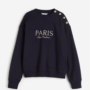 🖤 H&M Paris Sweatshirt – Size M 🖤